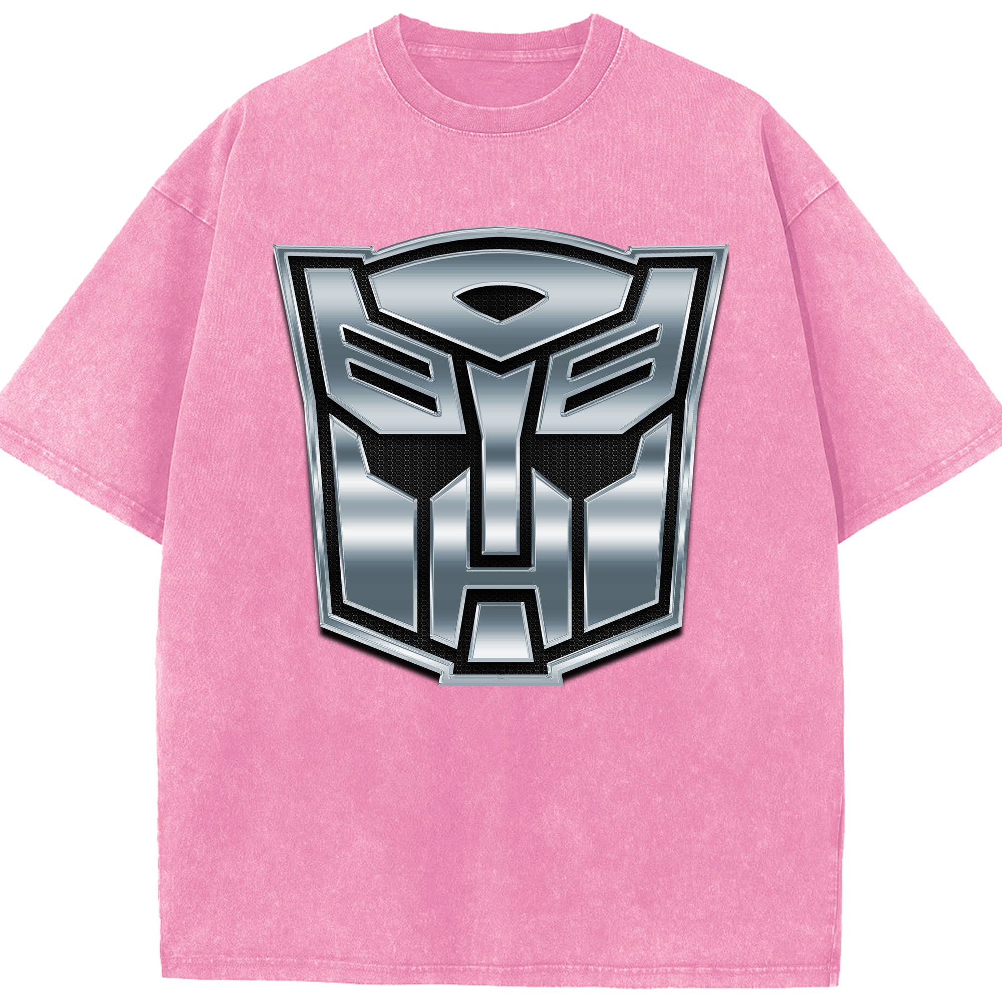 （画像用）  綿100% ヴィンテージ風 半袖Tシャツ（フロントプリント）